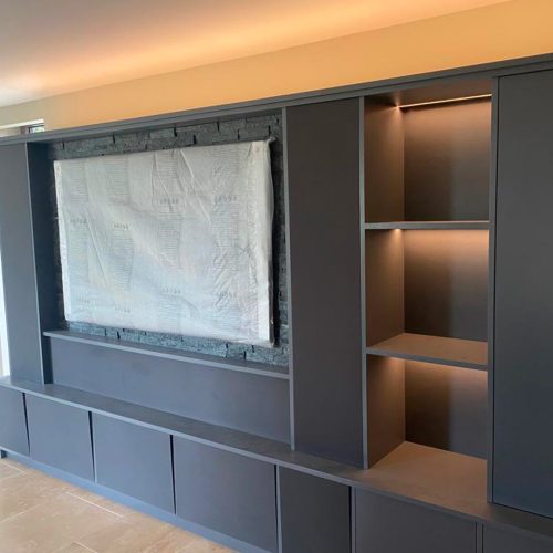 Bespoke media units residential interiors - Elmcore Joinery, Norfolk