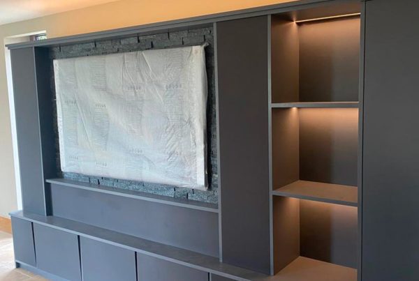 Bespoke media units residential interiors - Elmcore Joinery, Norfolk